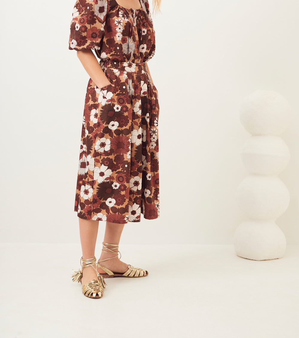 Lorette poplin culottes