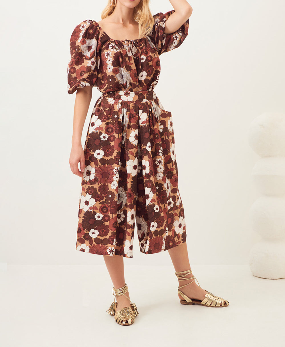 Lorette poplin culottes