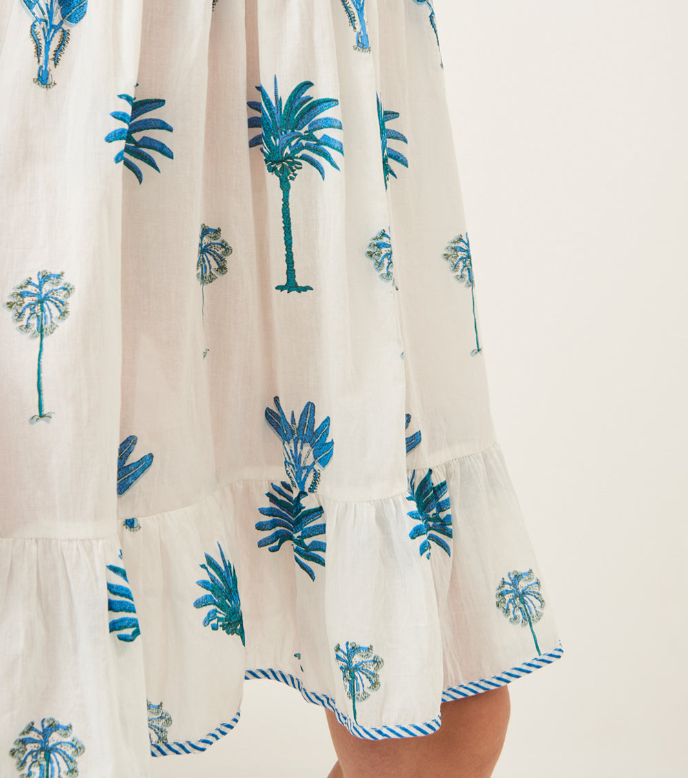 Robe bustier fluide Palmy