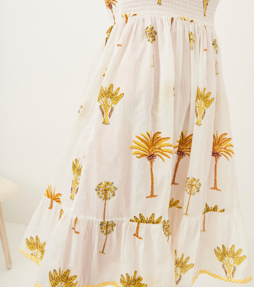 Robe bustier fluide Palmy