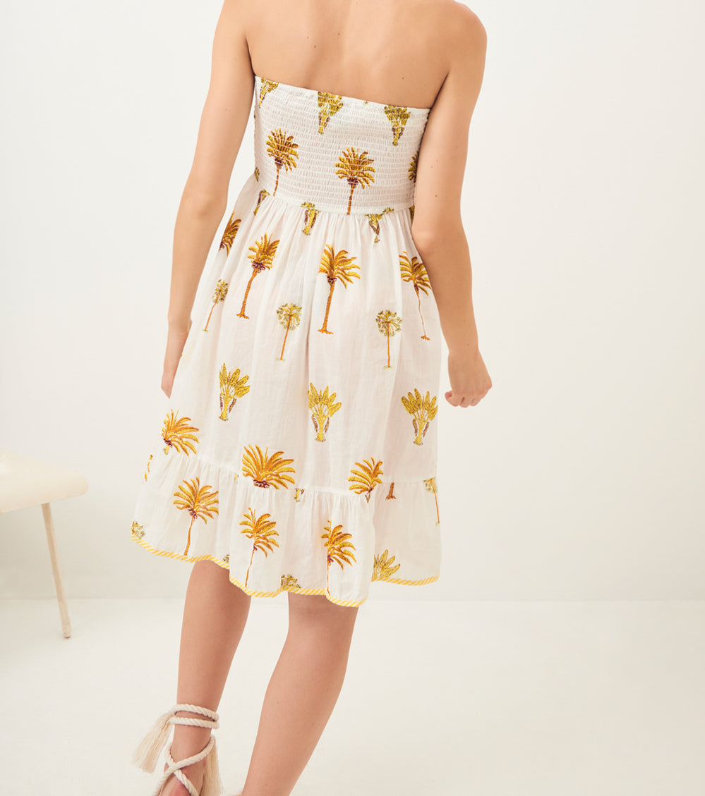 Robe bustier fluide Palmy