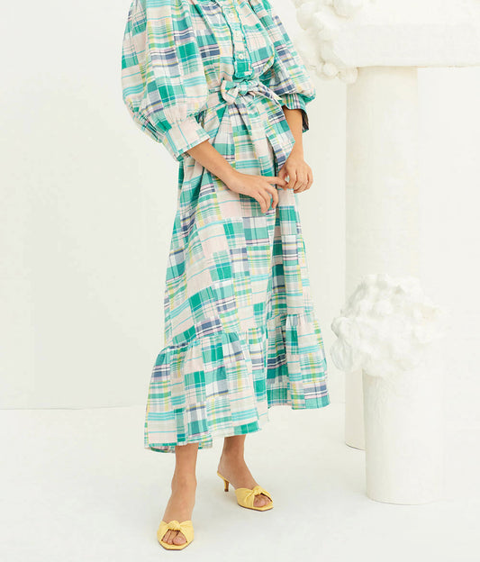 Robe longue patchwork Alama