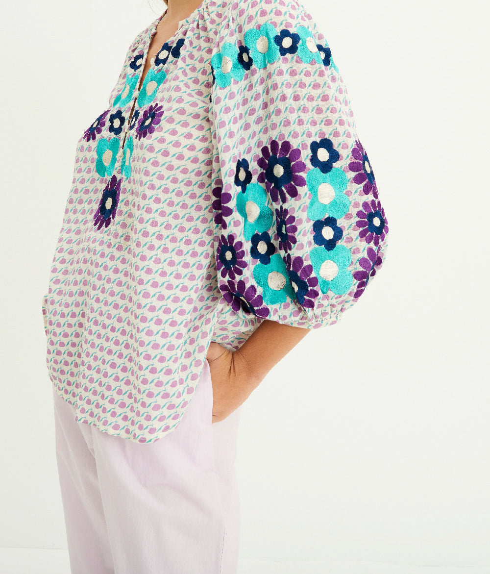 Apoline embroidered blouse