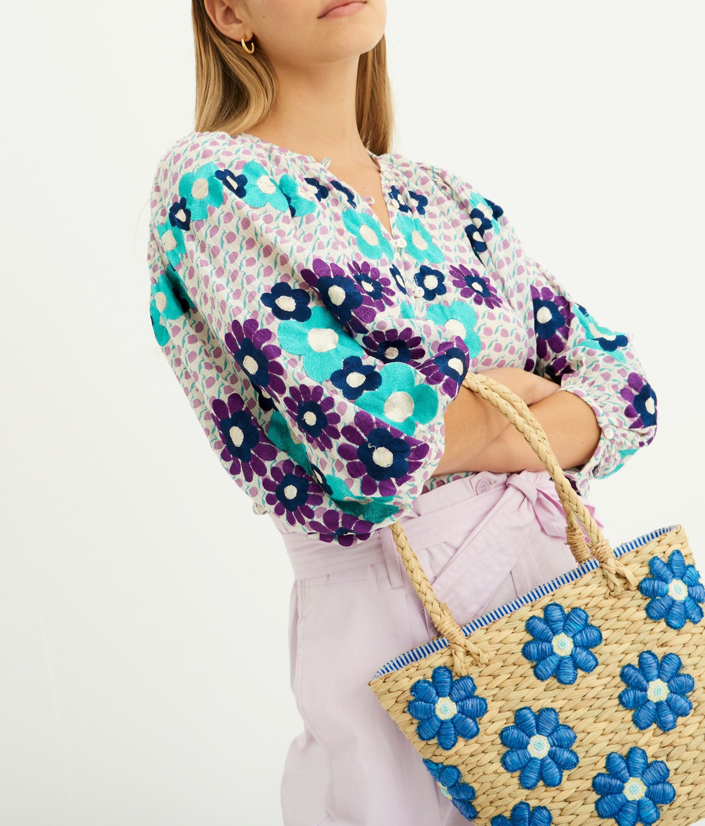 Apoline embroidered blouse