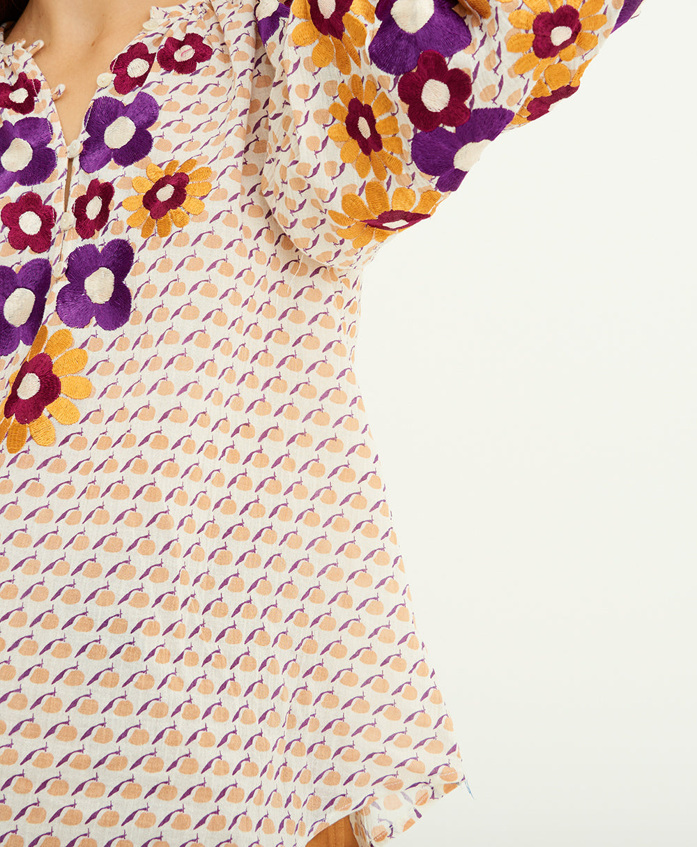 Apoline embroidered blouse