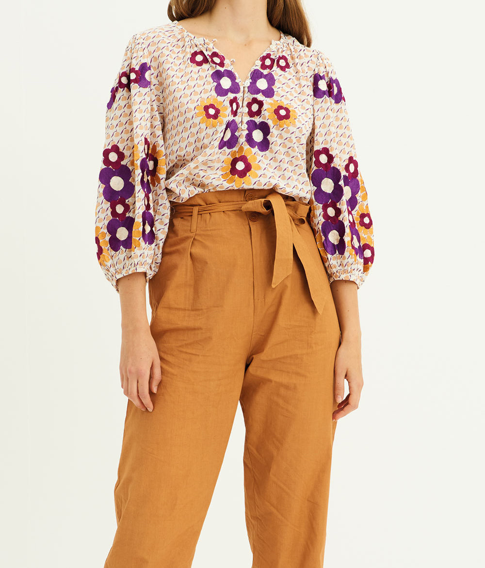 Apoline embroidered blouse