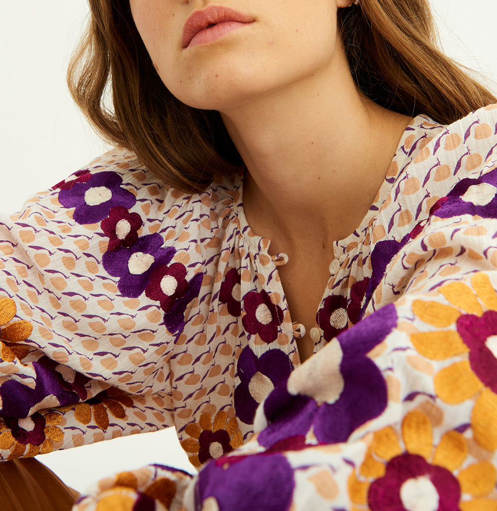 Apoline embroidered blouse