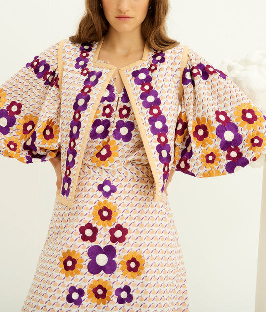 Gilet brodé Apoline