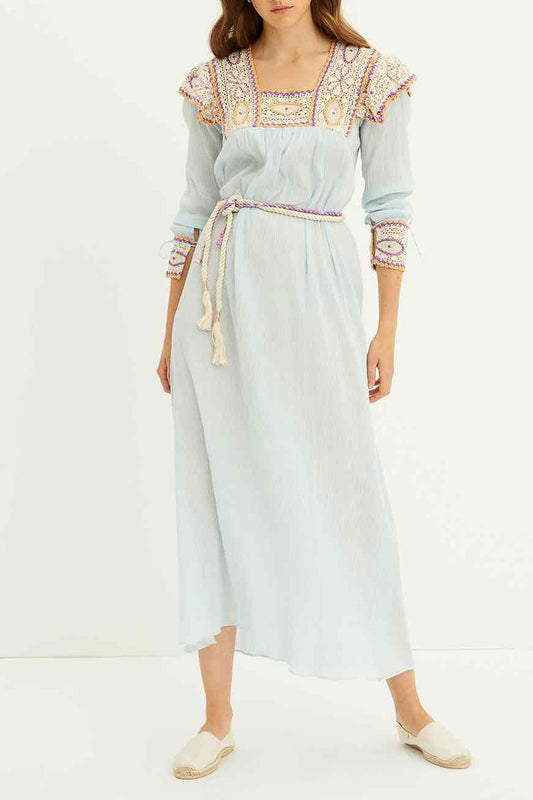 Robe longue crochet Lucia