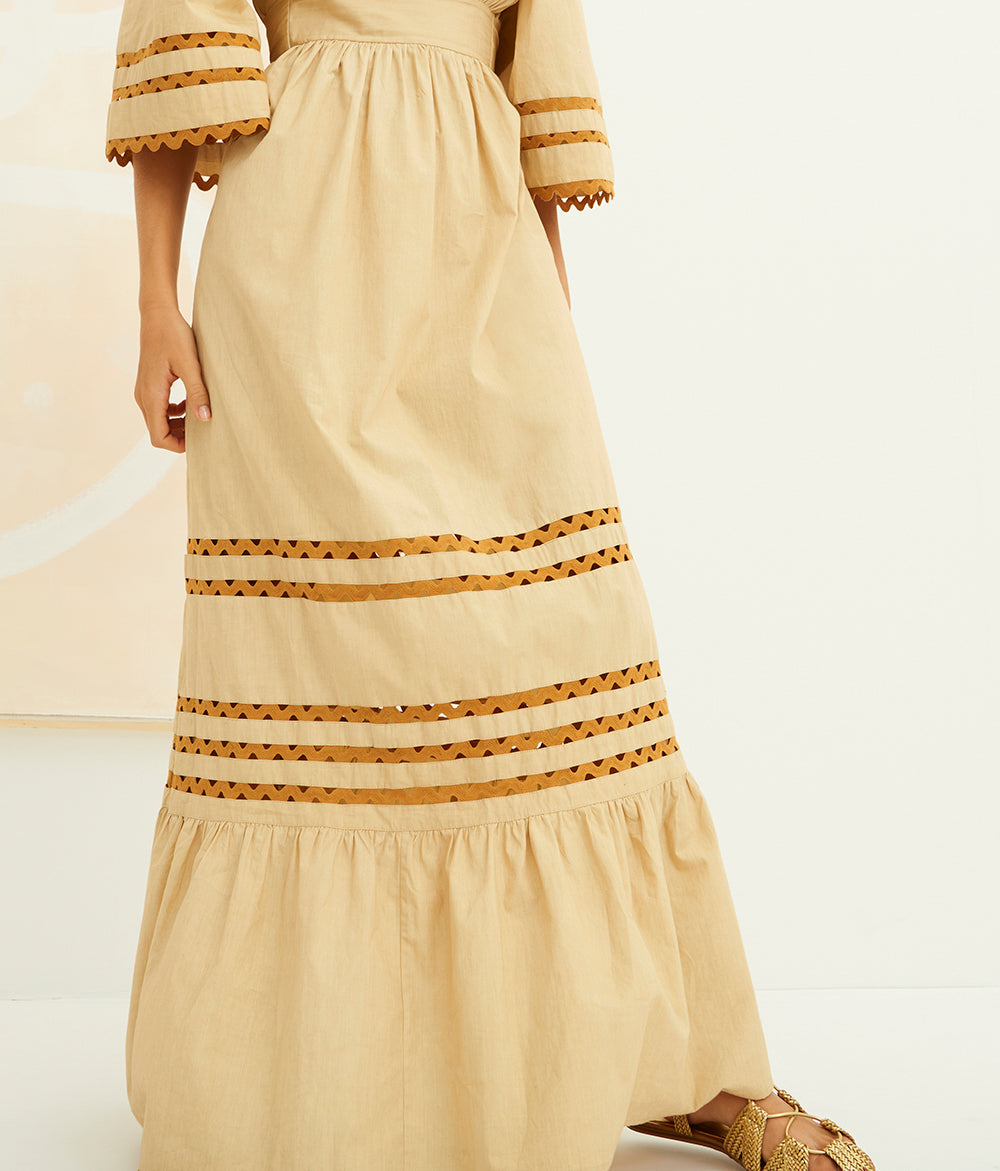 Robe longue popeline Mali