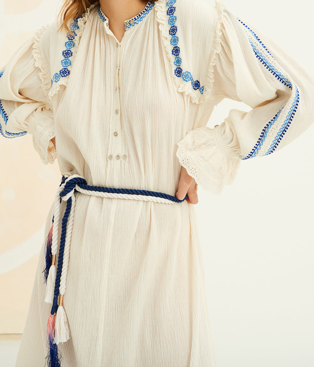 Pietro embroidered dress Antik Batik Vintage
