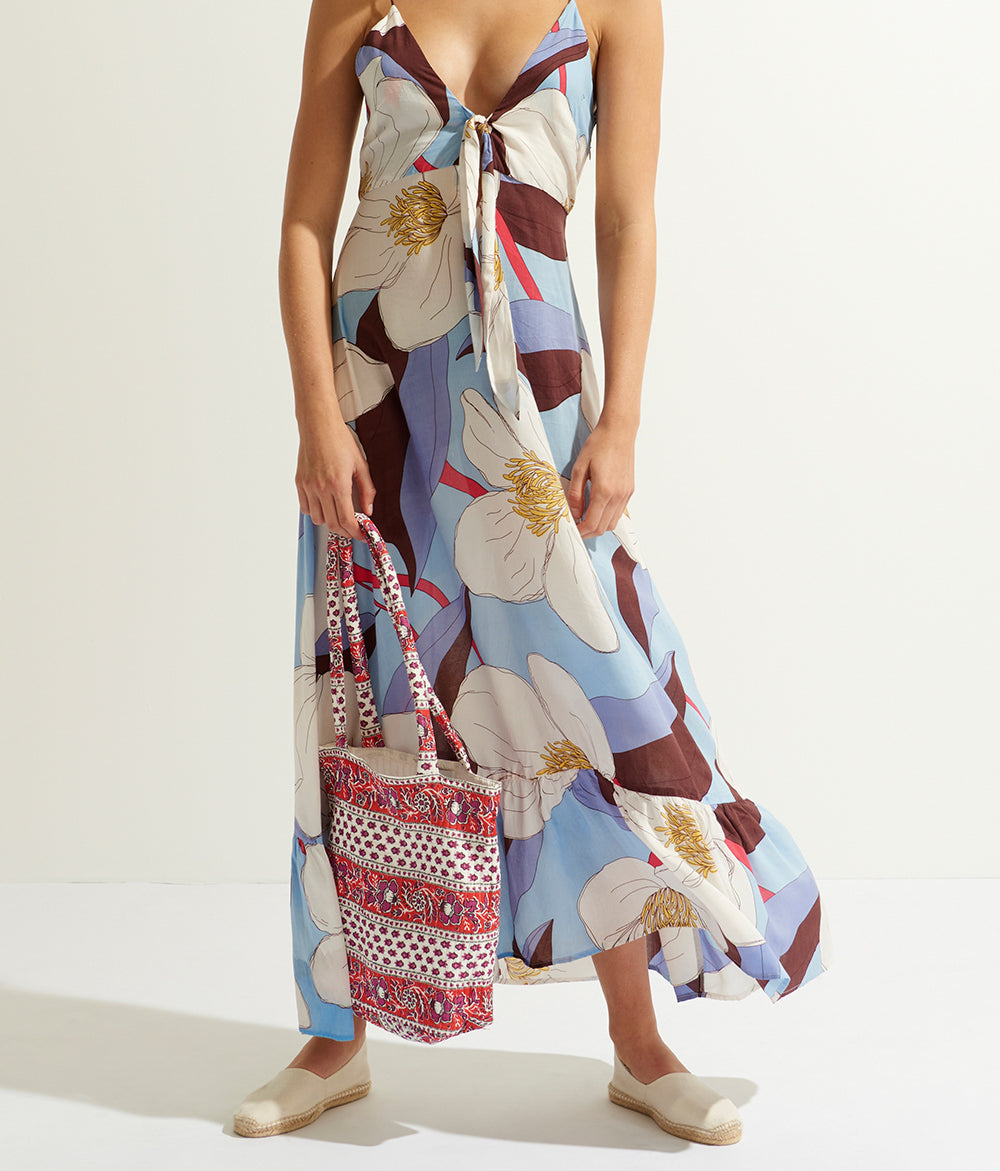 Robe longue à bretelles Miami