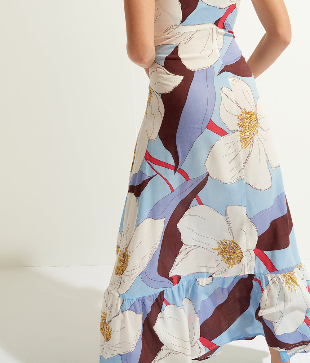 Robe longue à bretelles Miami