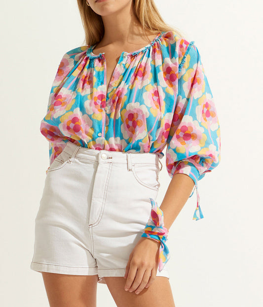 Blouse imprimée Flowy