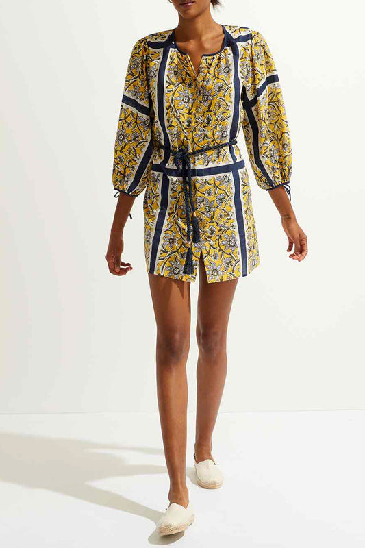 Robe chemise imprimée Marius