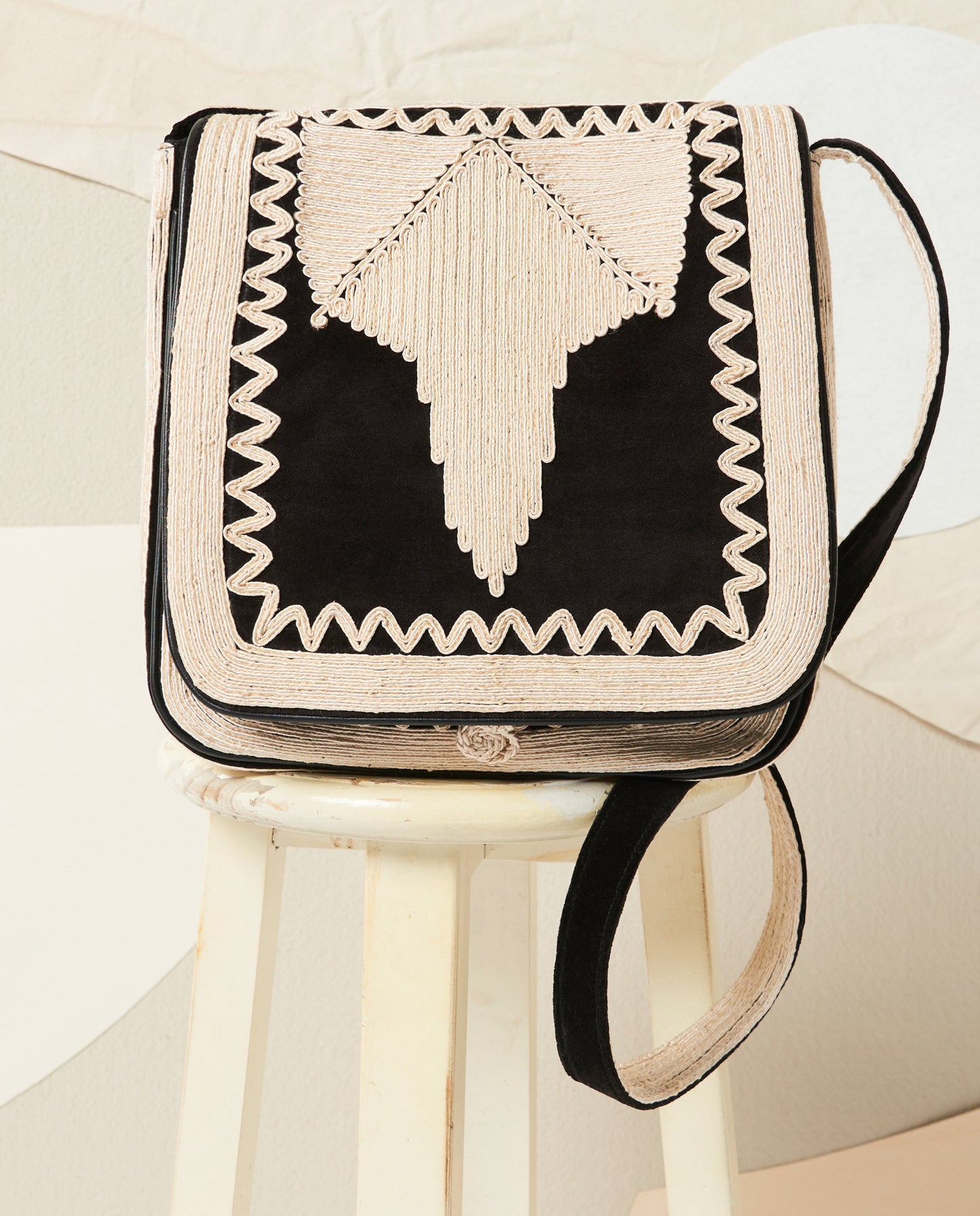 Besace en velours Hector