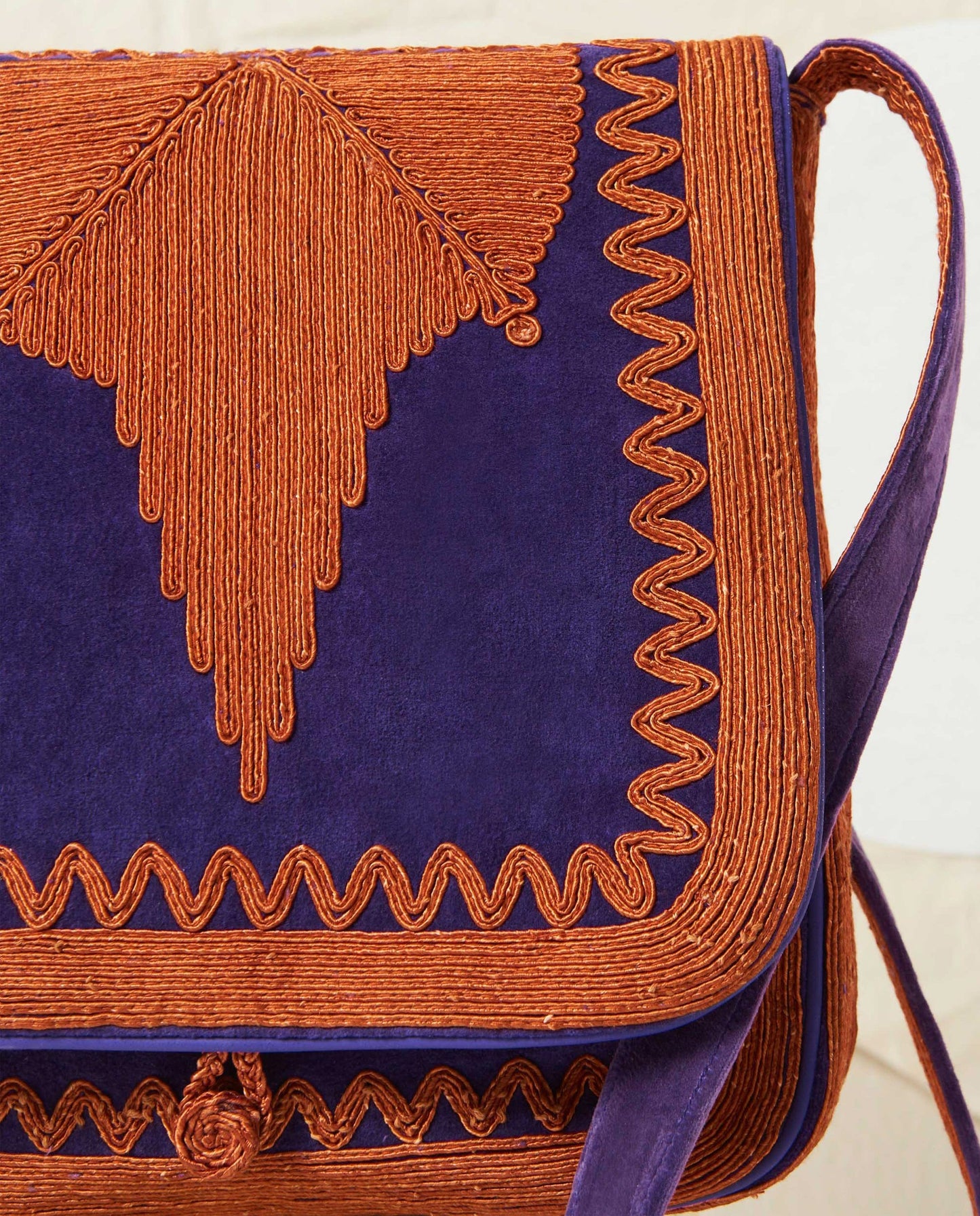 Besace en velours Hector