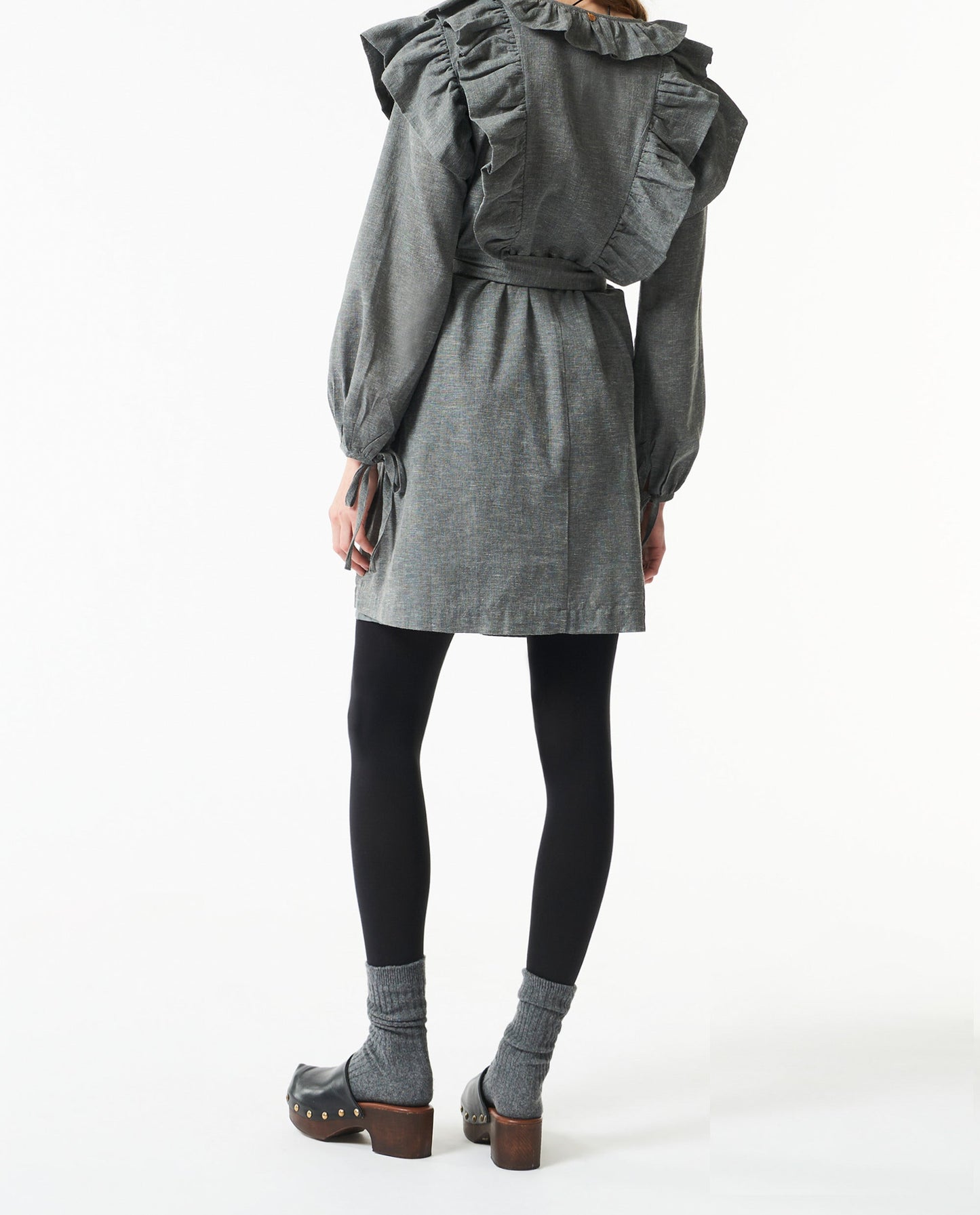 Robe courte à volants Lova