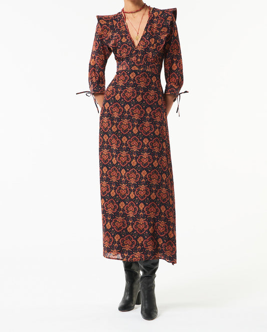 Robe longue imprimée Mylo