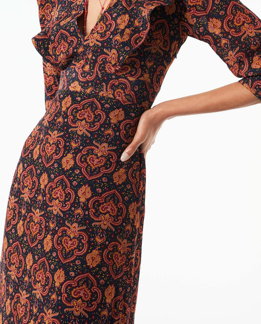 Robe longue imprimée Mylo