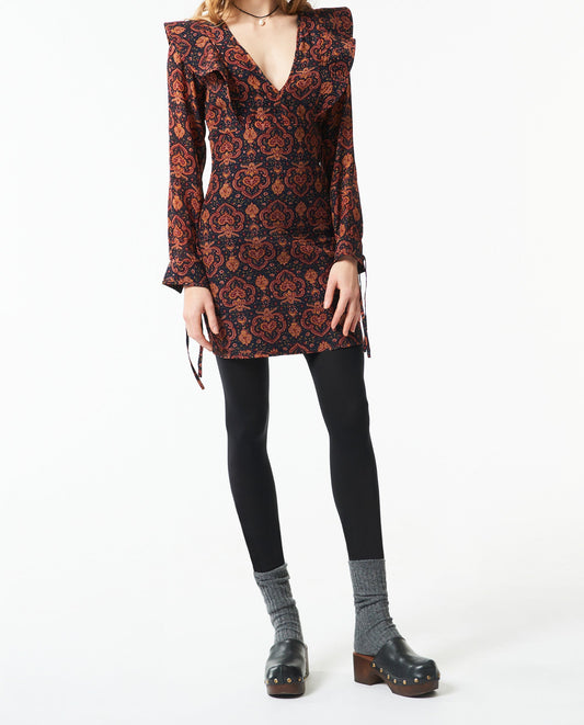 Robe courte imprimée Mylo