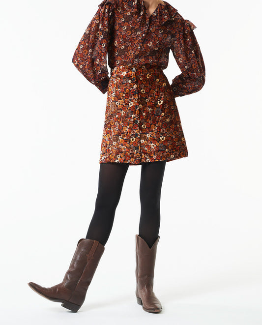 falda con botones Paoli