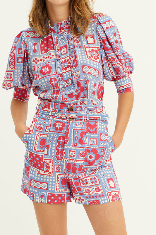 Blouse imprimée Honoka