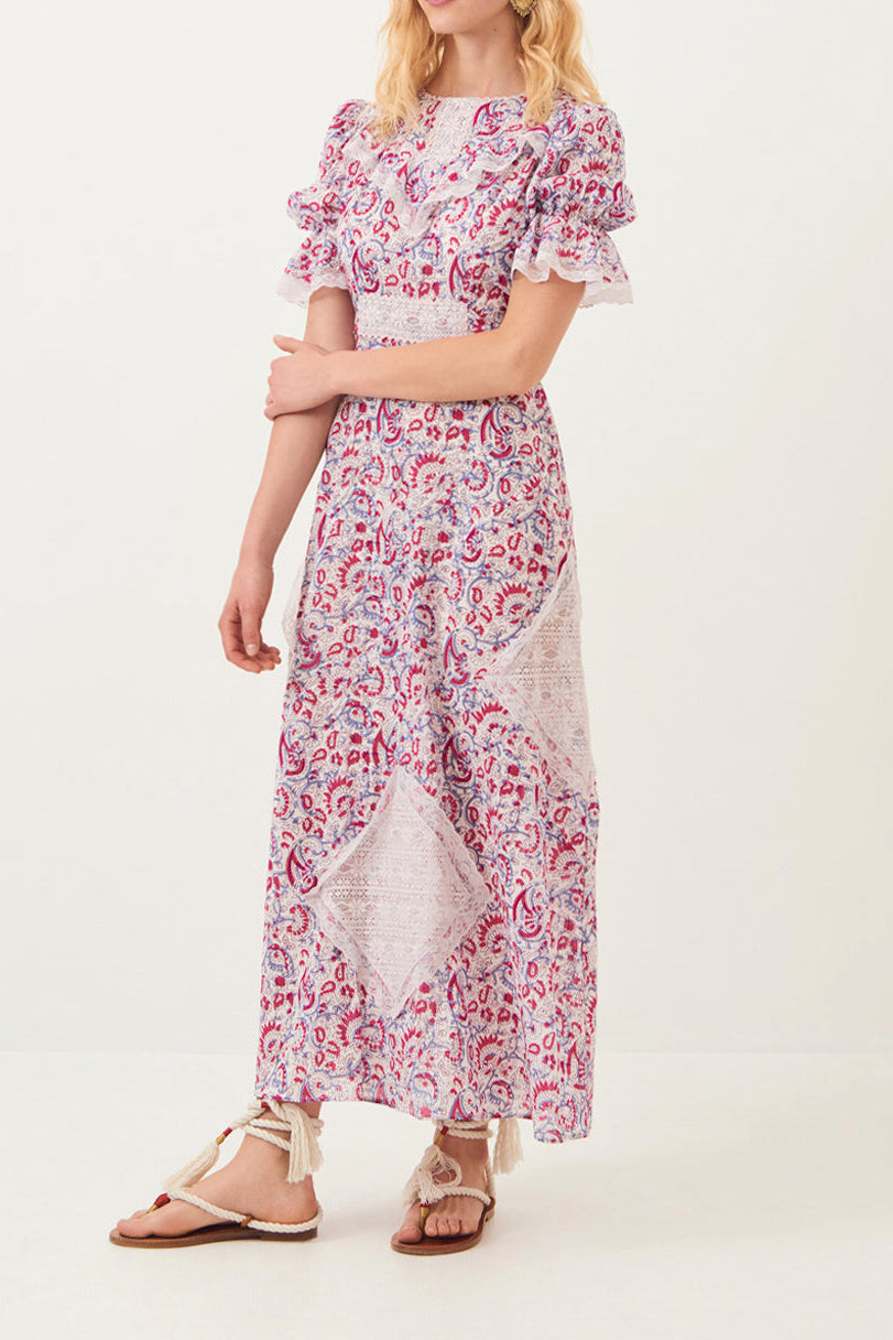Robe longue dentelle Cherie