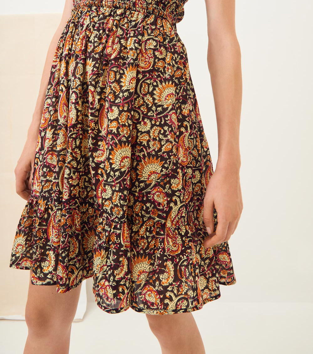 Robe bustier imprimée Chérie
