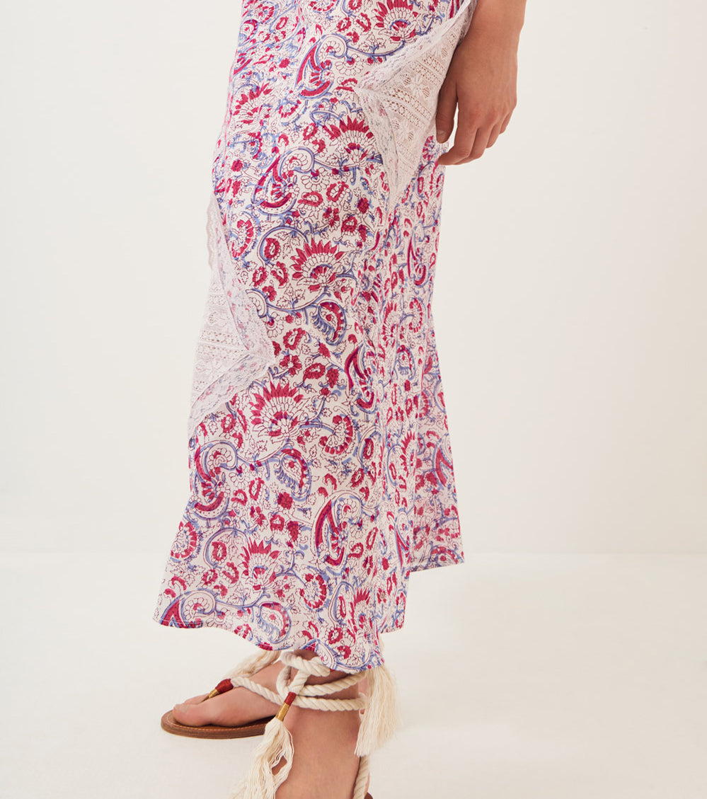 Robe longue dentelle Cherie