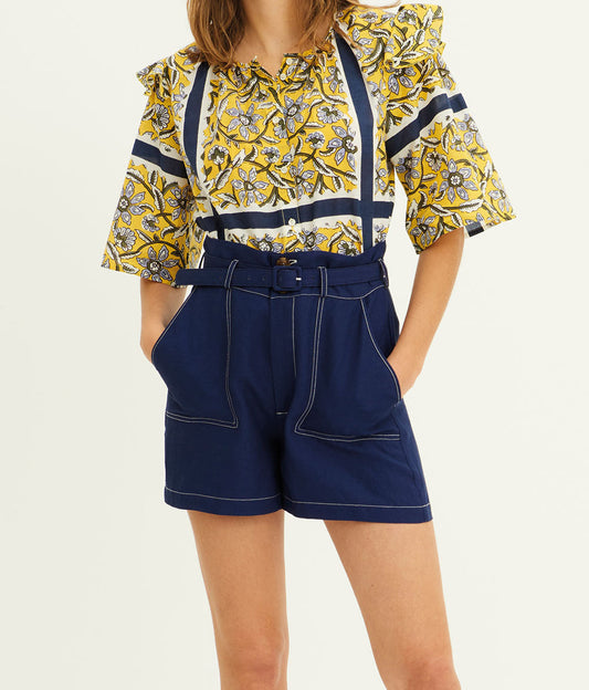 Blouse fluide imprimée Marius