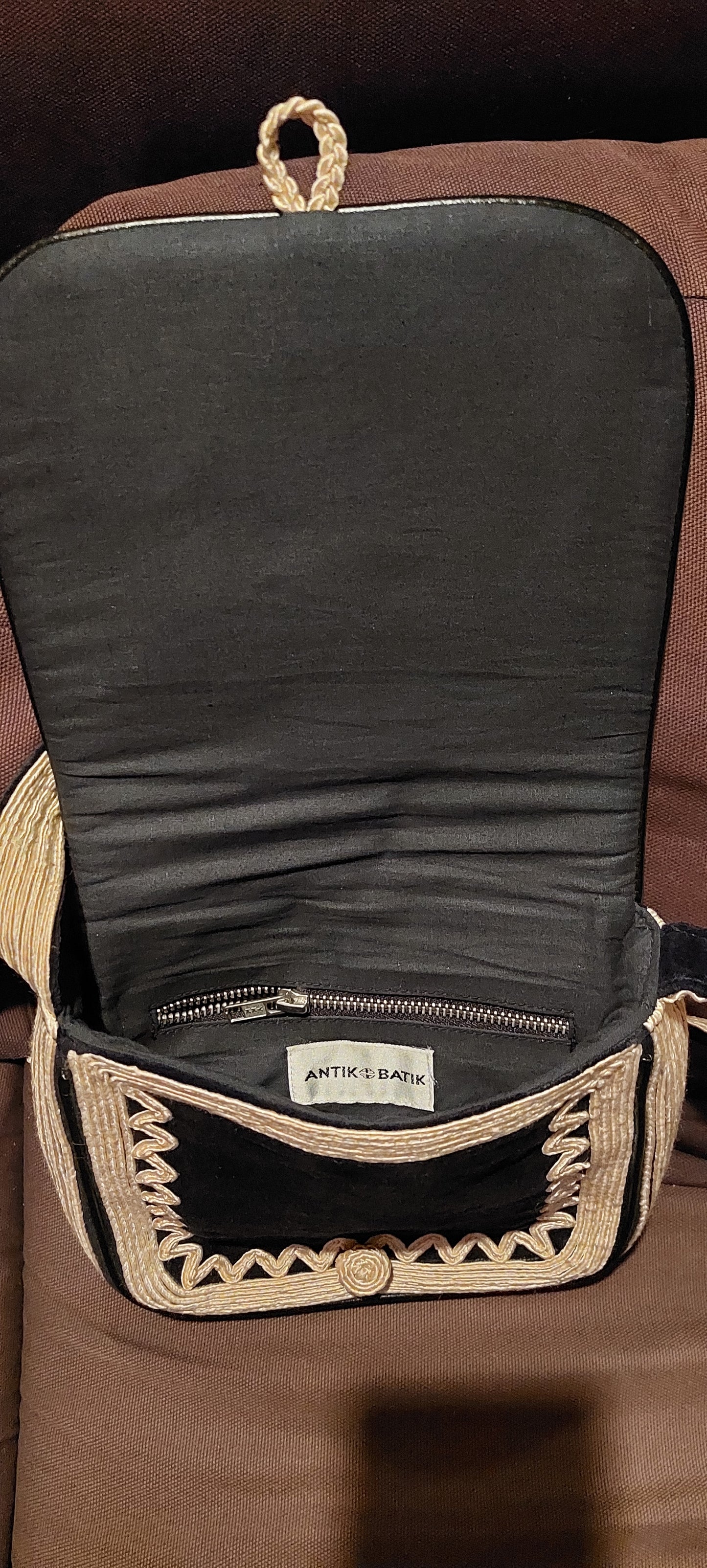 Sac en velours Achile