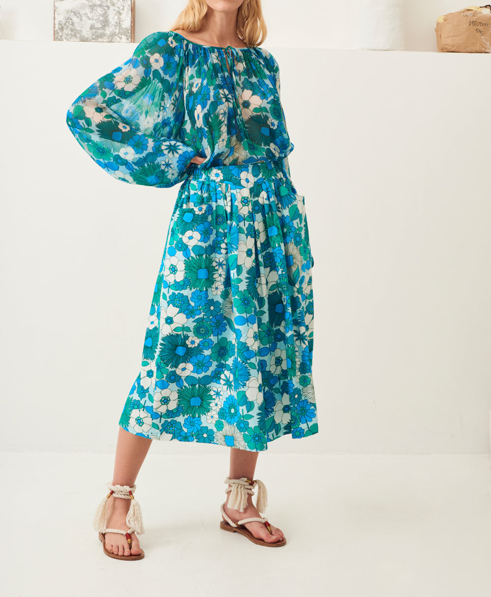 Jupe culotte popeline Lorette