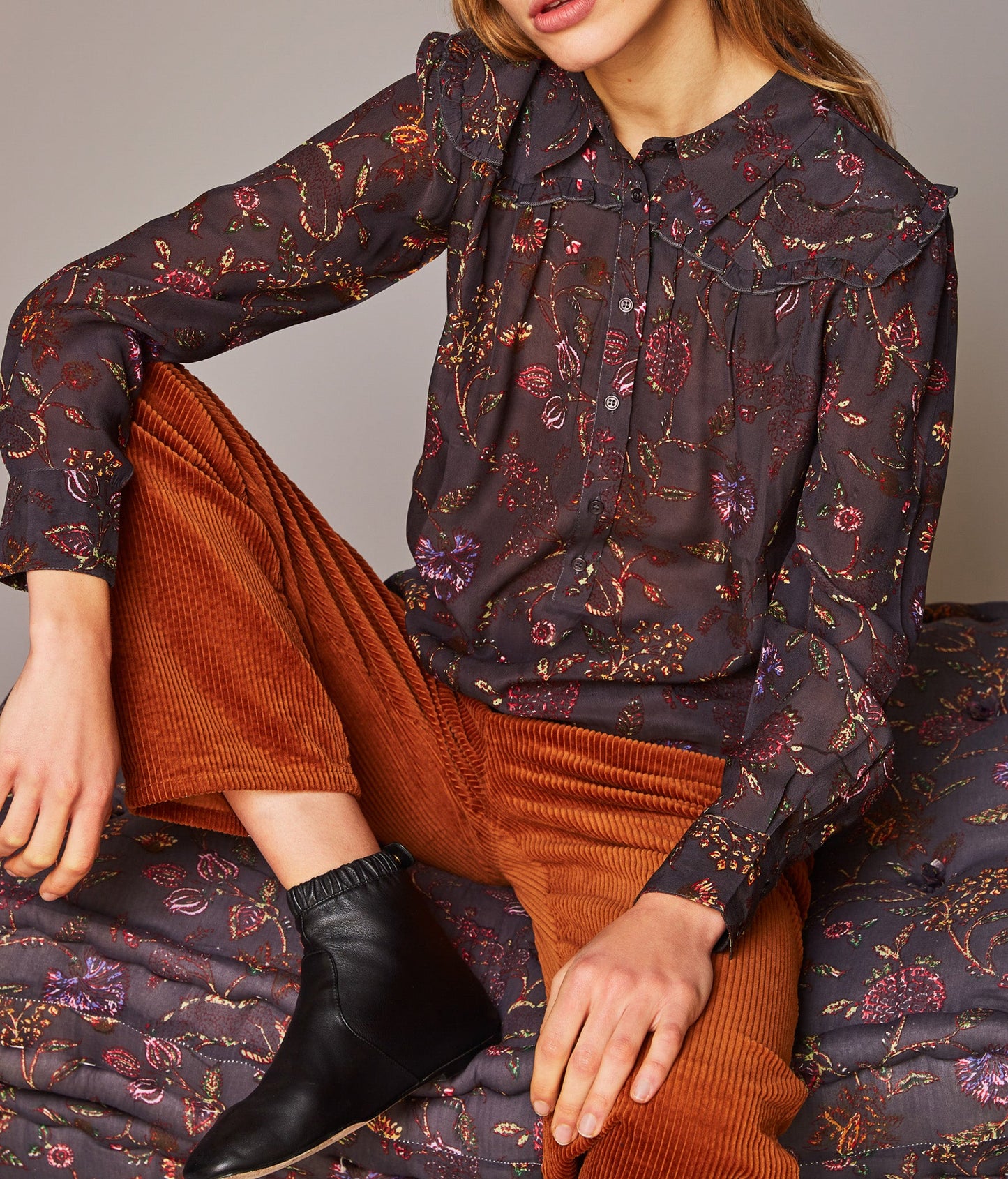 Chemise fleurie Alina