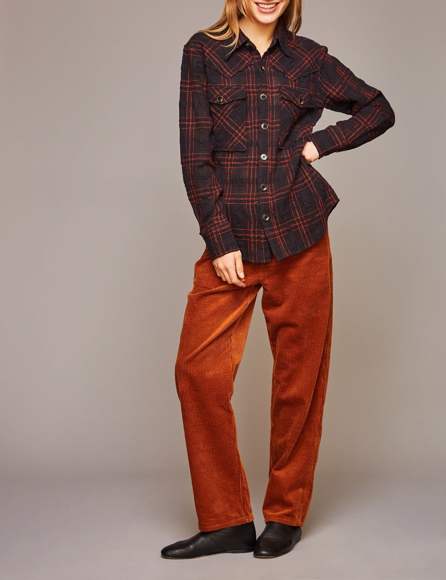 Chemise à carreaux Alto