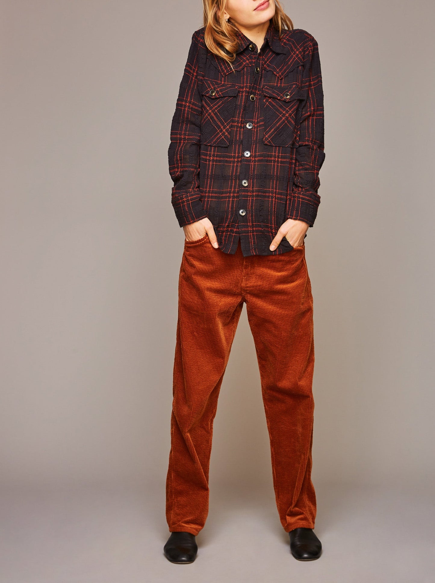 Chemise à carreaux Alto