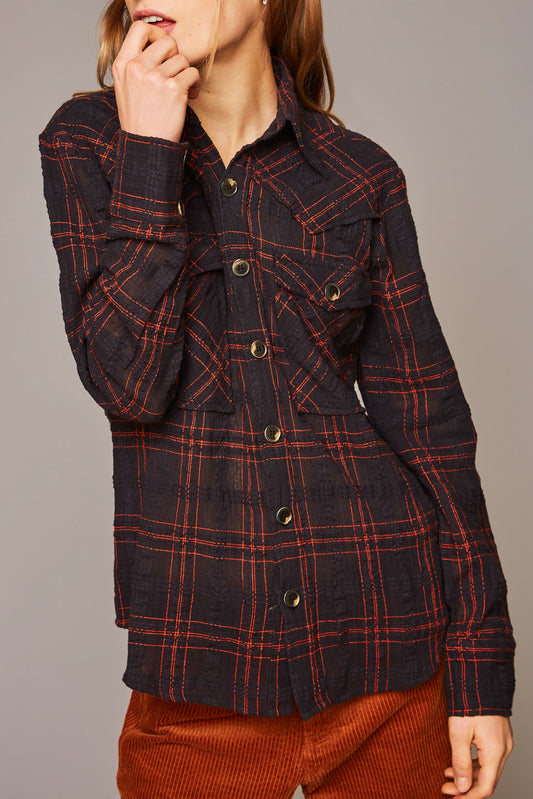 Chemise à carreaux Alto