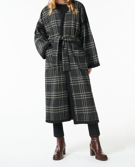 Manteau long ceinturé Haro