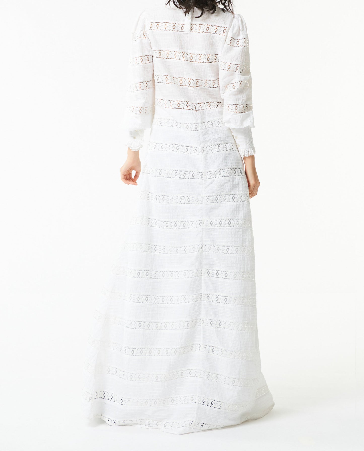 Robe longue à dentelle Armande