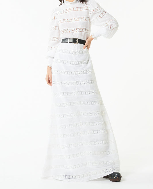 Robe longue à dentelle Armande