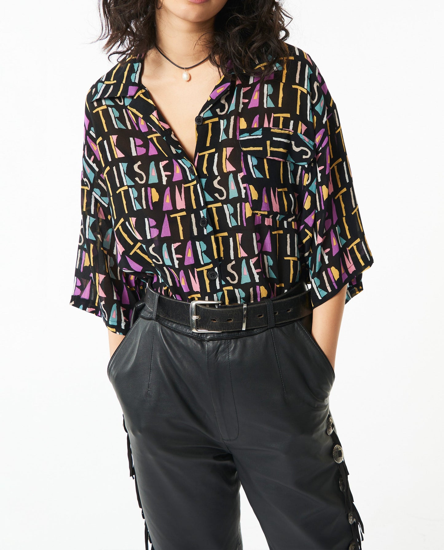 Chemise imprimée Micky