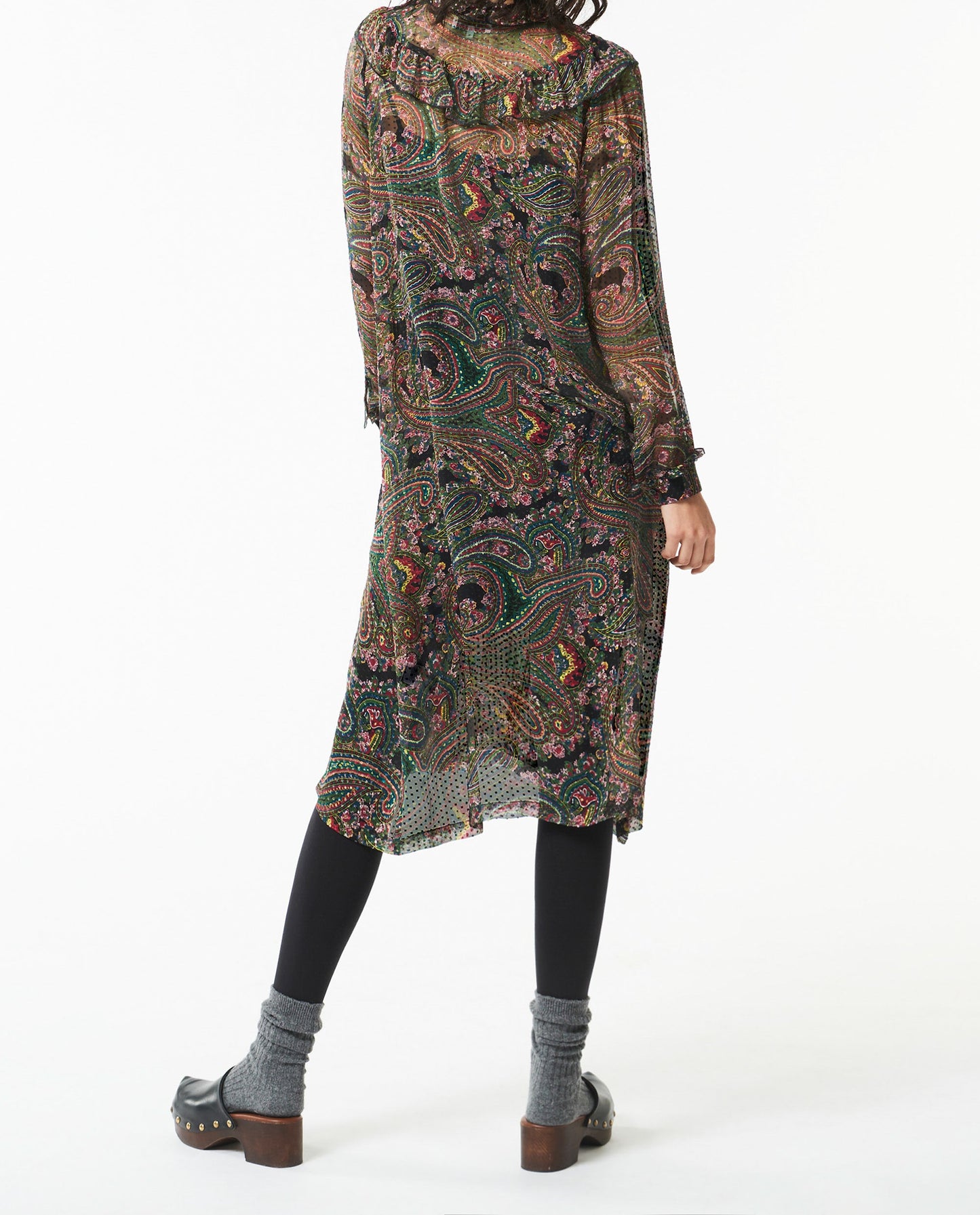 Robe en soie imprimée Odette