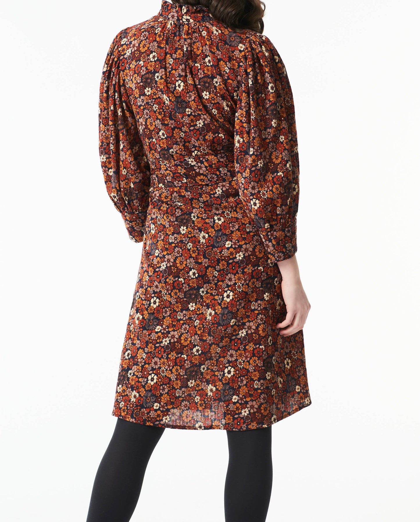 vestido midi Paoli estampado