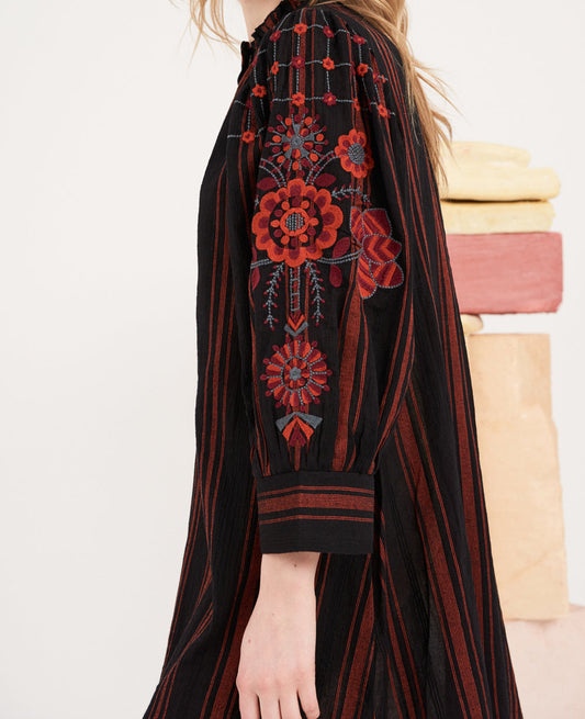 Cami Embroidered Short Dress