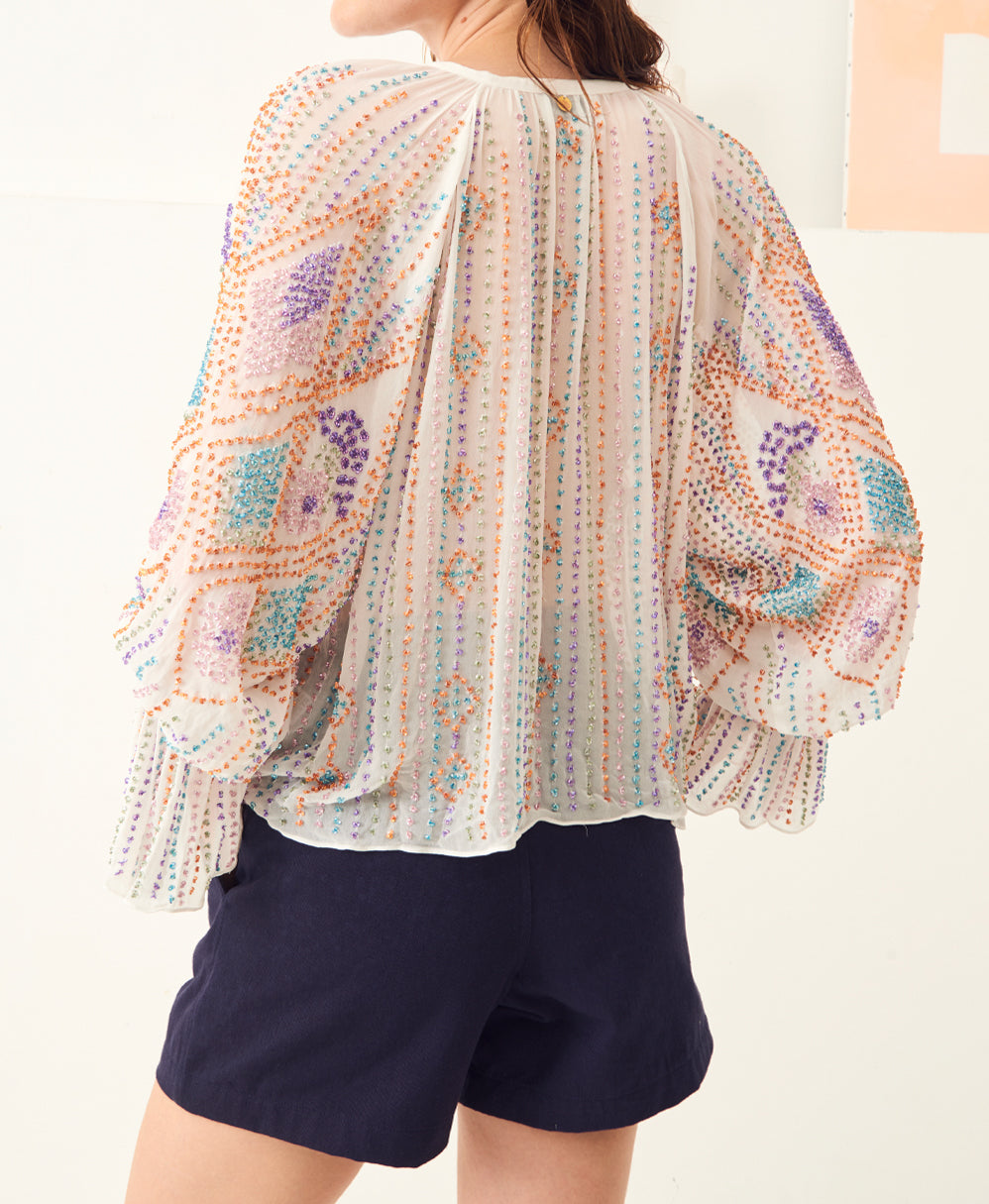 Emilia embroidered blouse