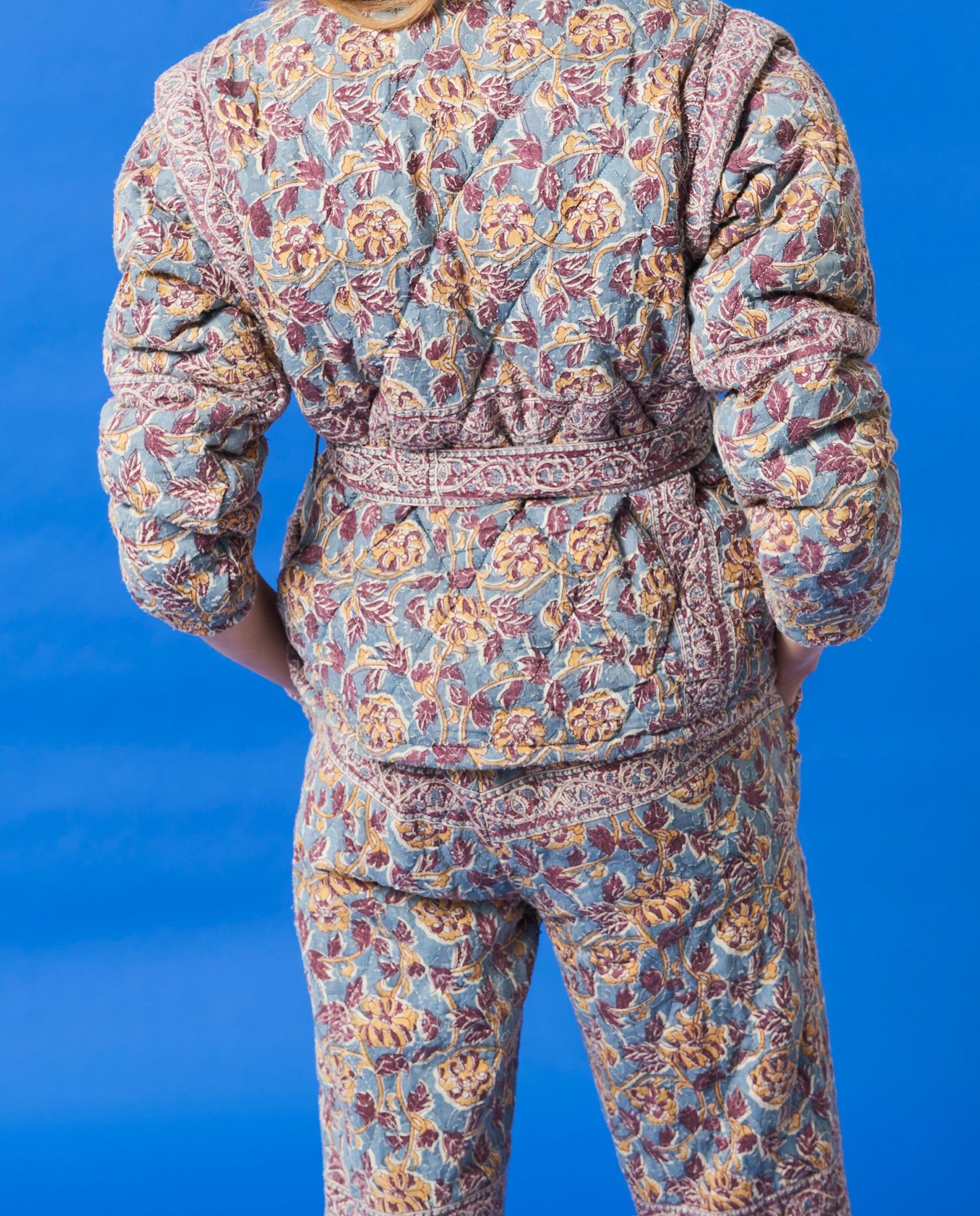 Pantalon matelassé imprimé Fanny