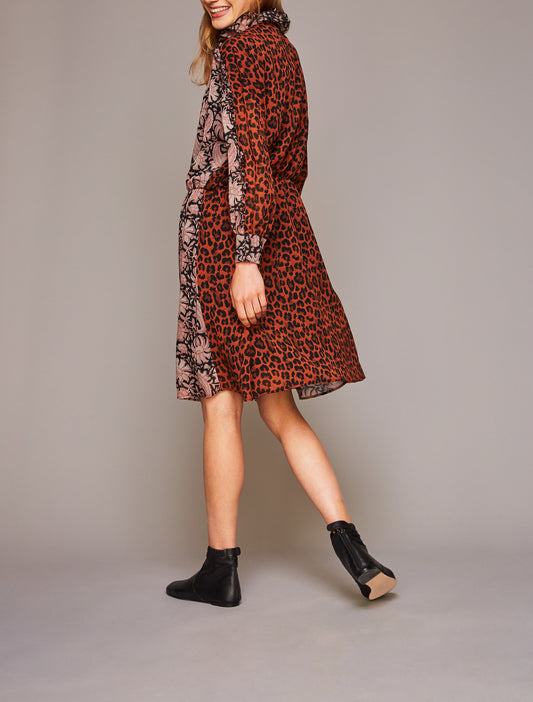 Robe en soie Flowers
