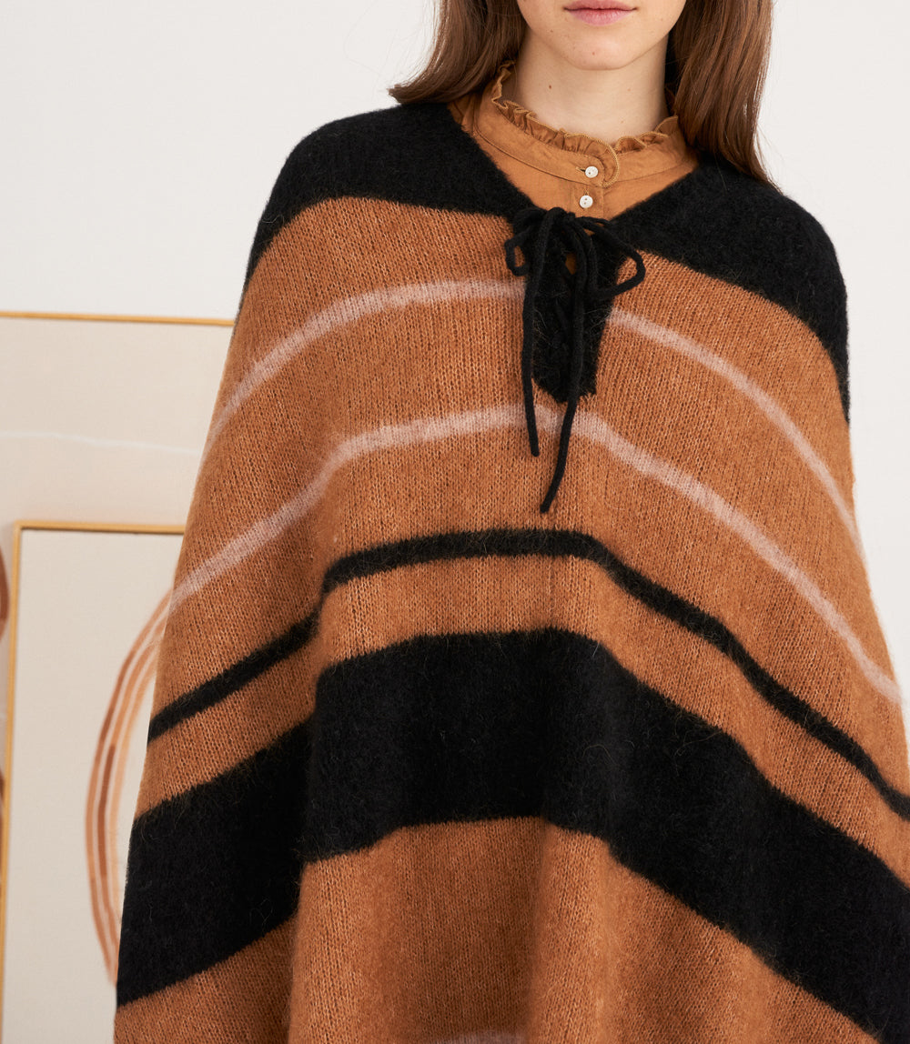 Poncho mohair Moa