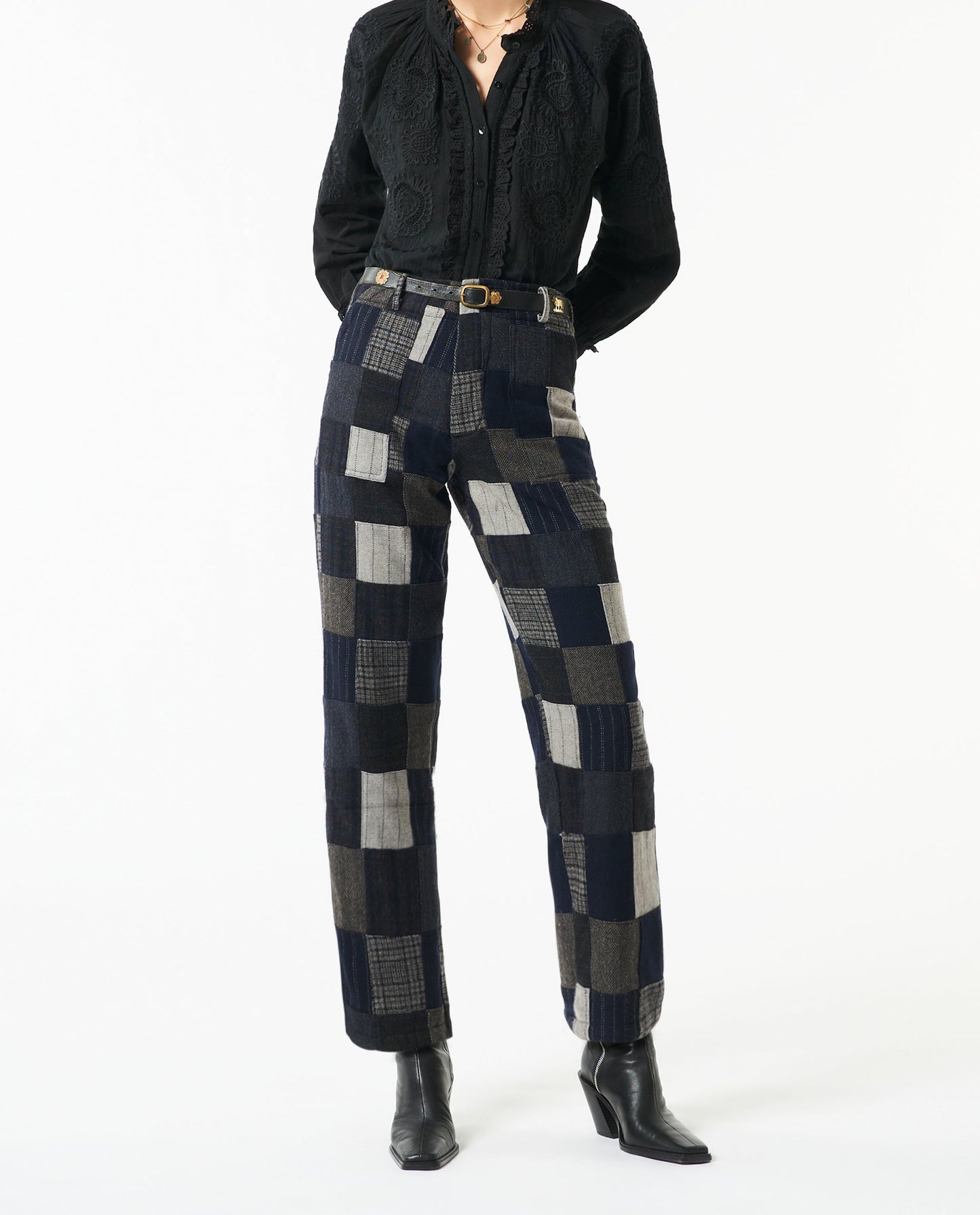 Pantalon patchwork Lami