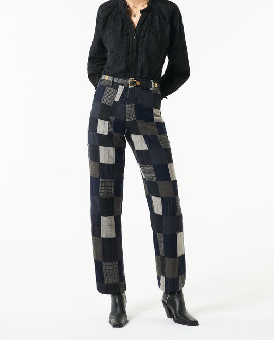 Pantalon patchwork Lami